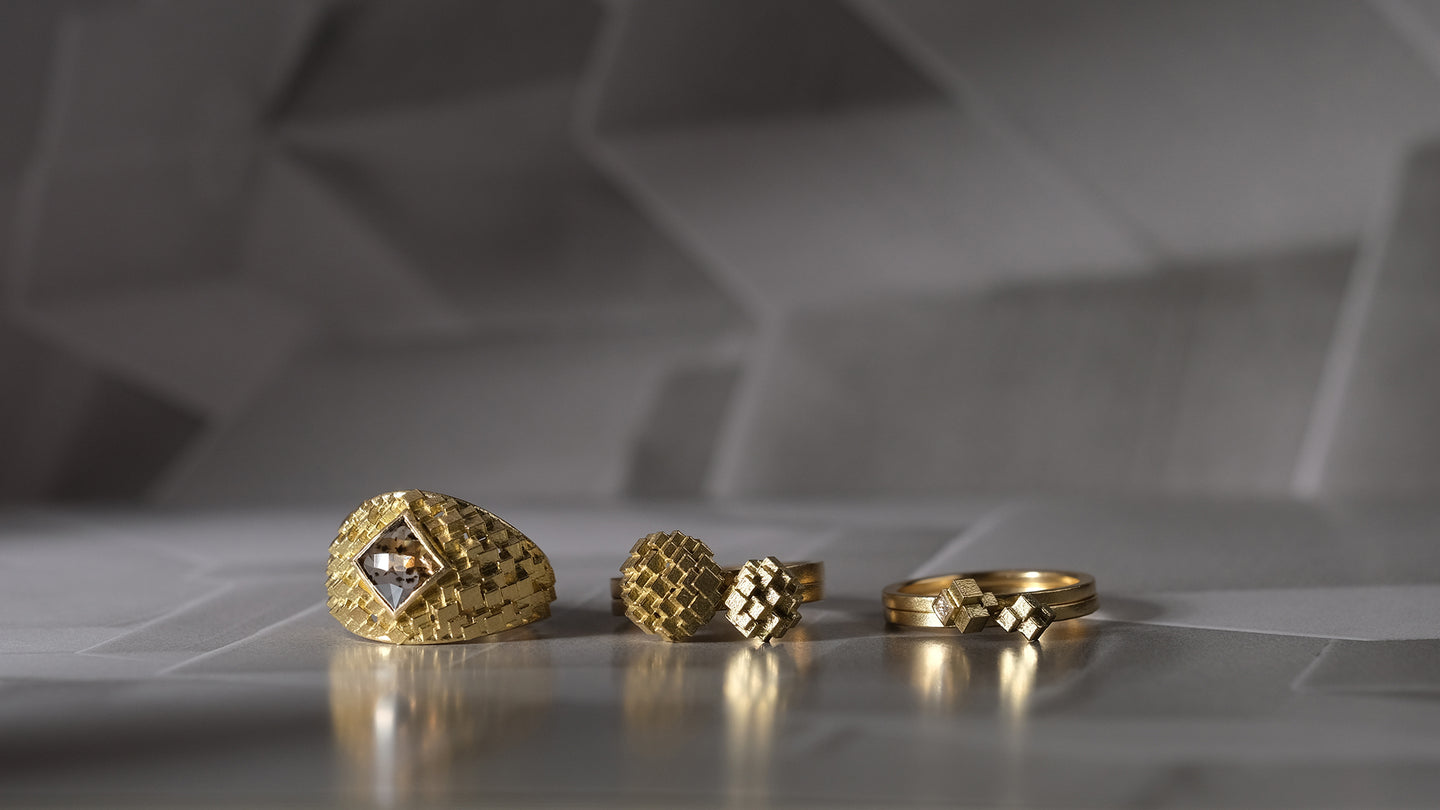 Jo Hayes Ward | London Jewellery Designer | New Cube Rings