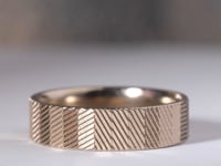 6mm Mixed Pattern Contour Ring