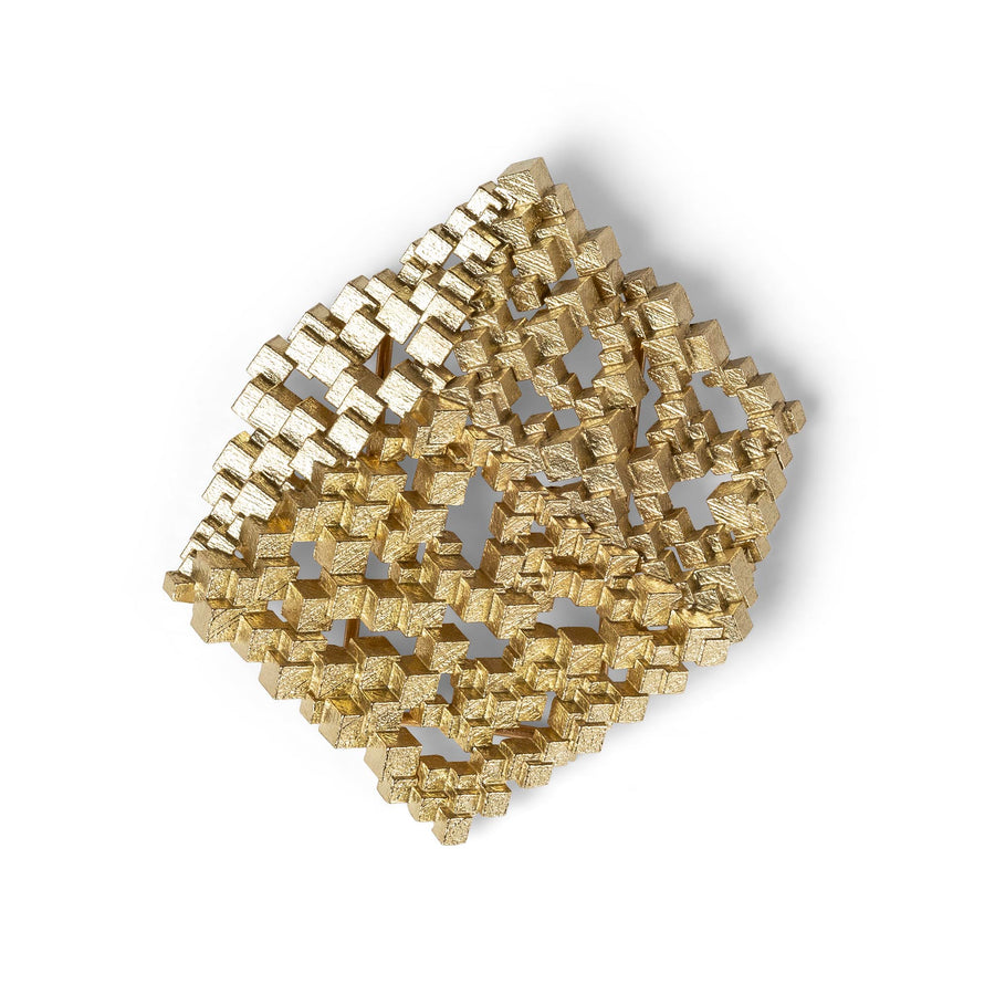 Cubed Brooch