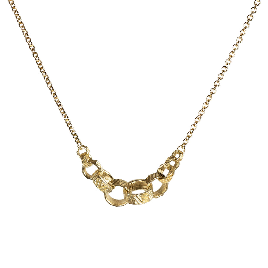 10 link Contour Chain necklace