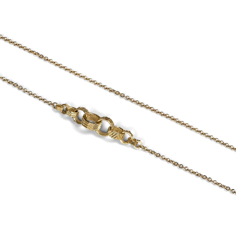 10 link Contour Chain necklace