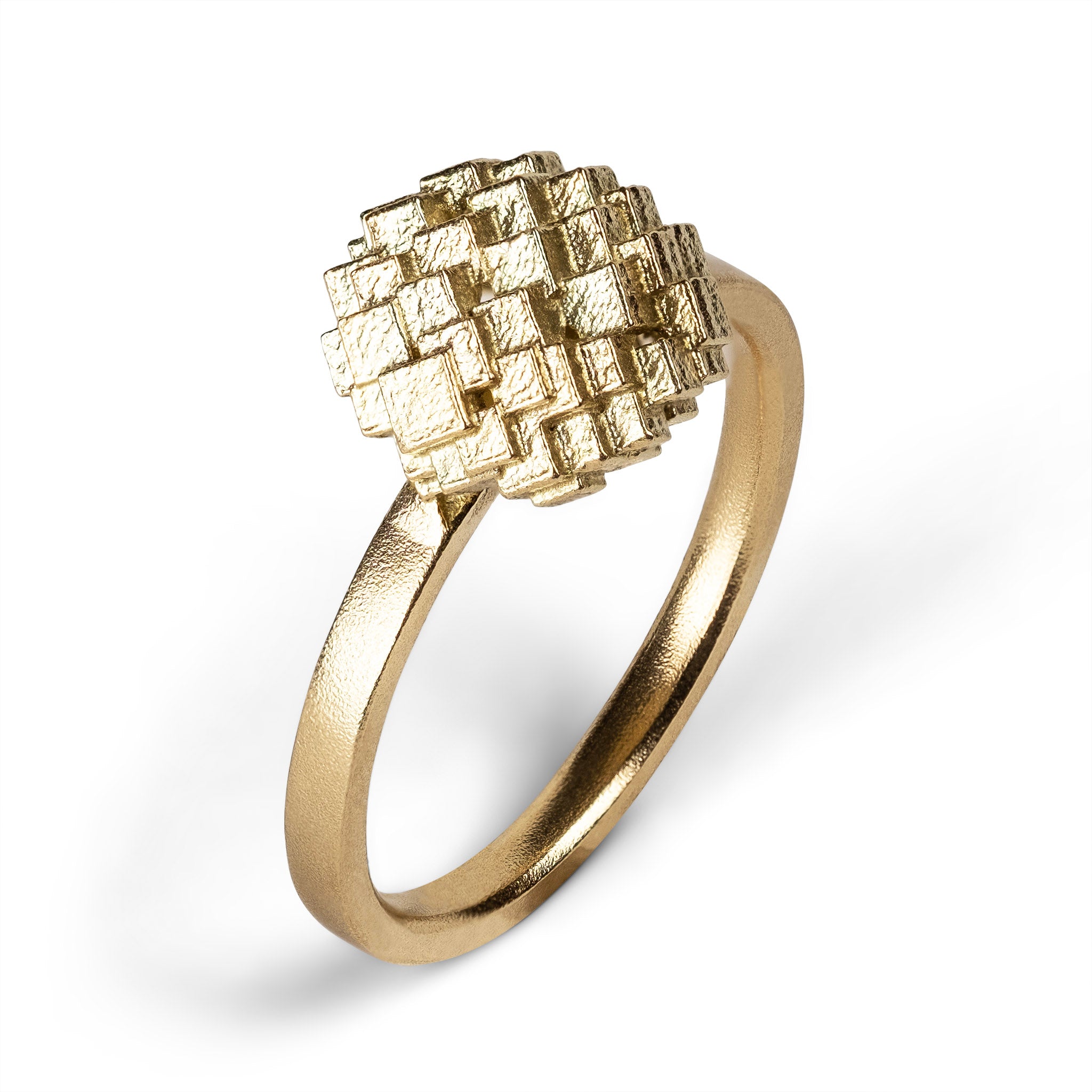 10mm Cube Button Ring – Jo Hayes Ward