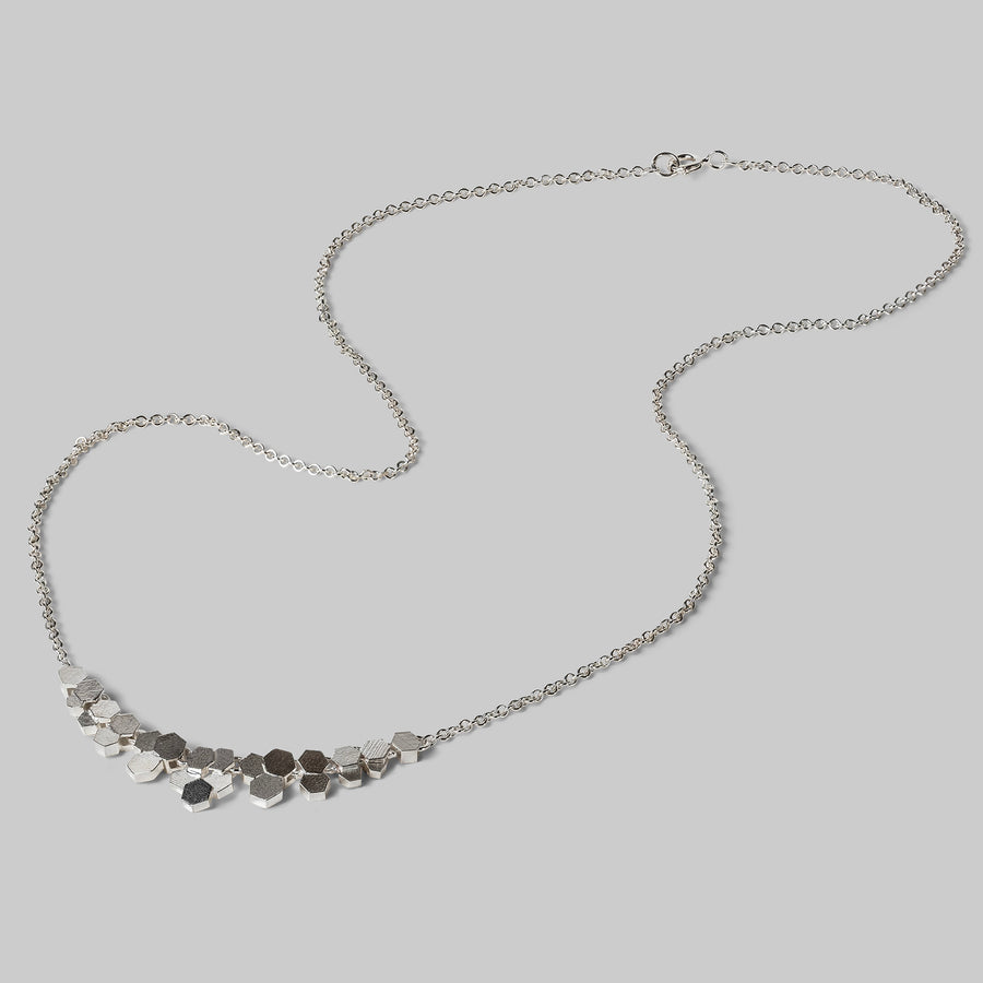 Eleven Chaos Hex Link necklace - Silver