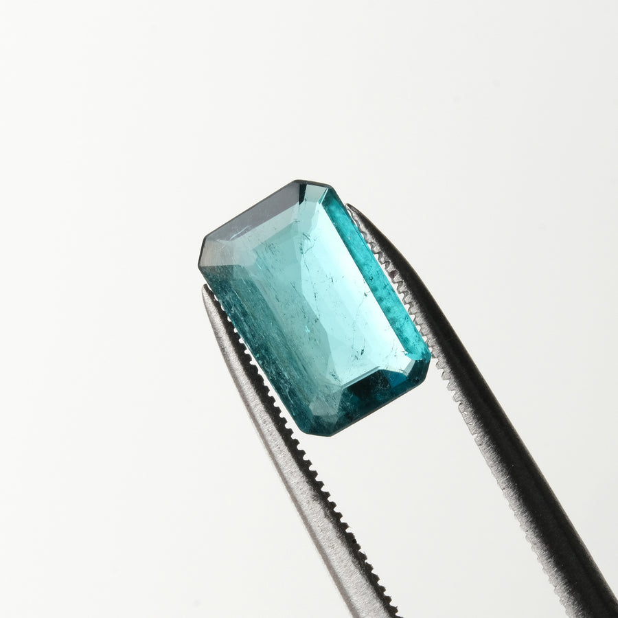 Tourmaline indicolite octogon cut T0013