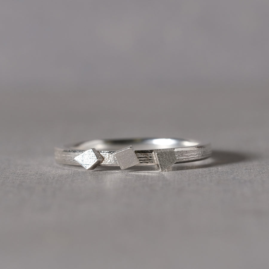 3 Glints on a 2mm band sample