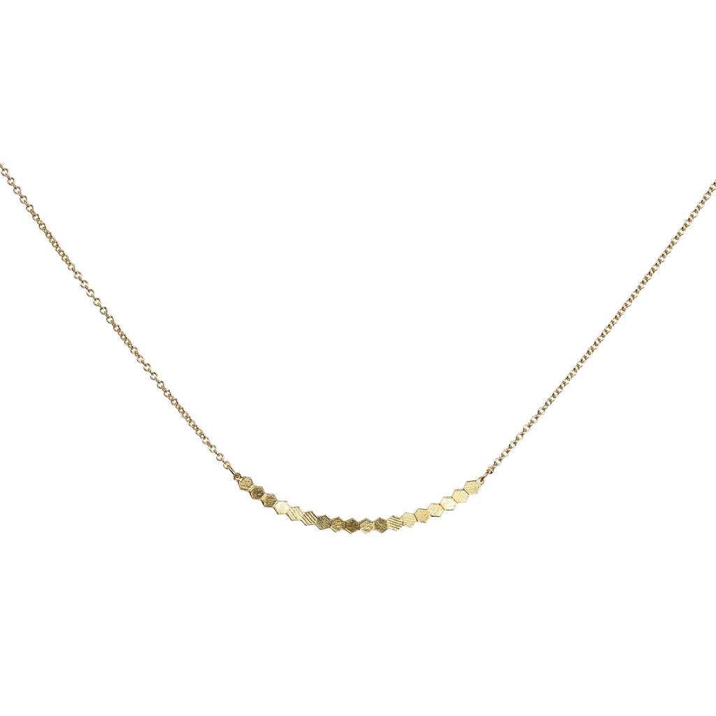 31mm hex bar necklace