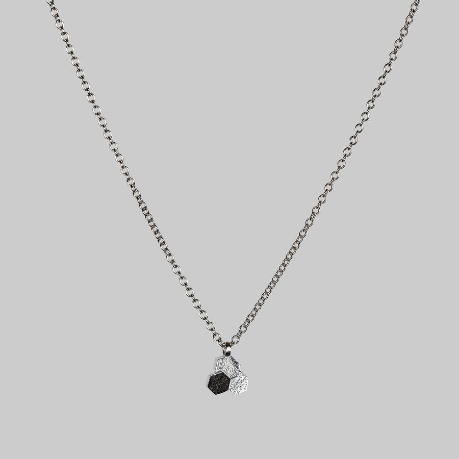 3 Chaos hex pendant -Silver