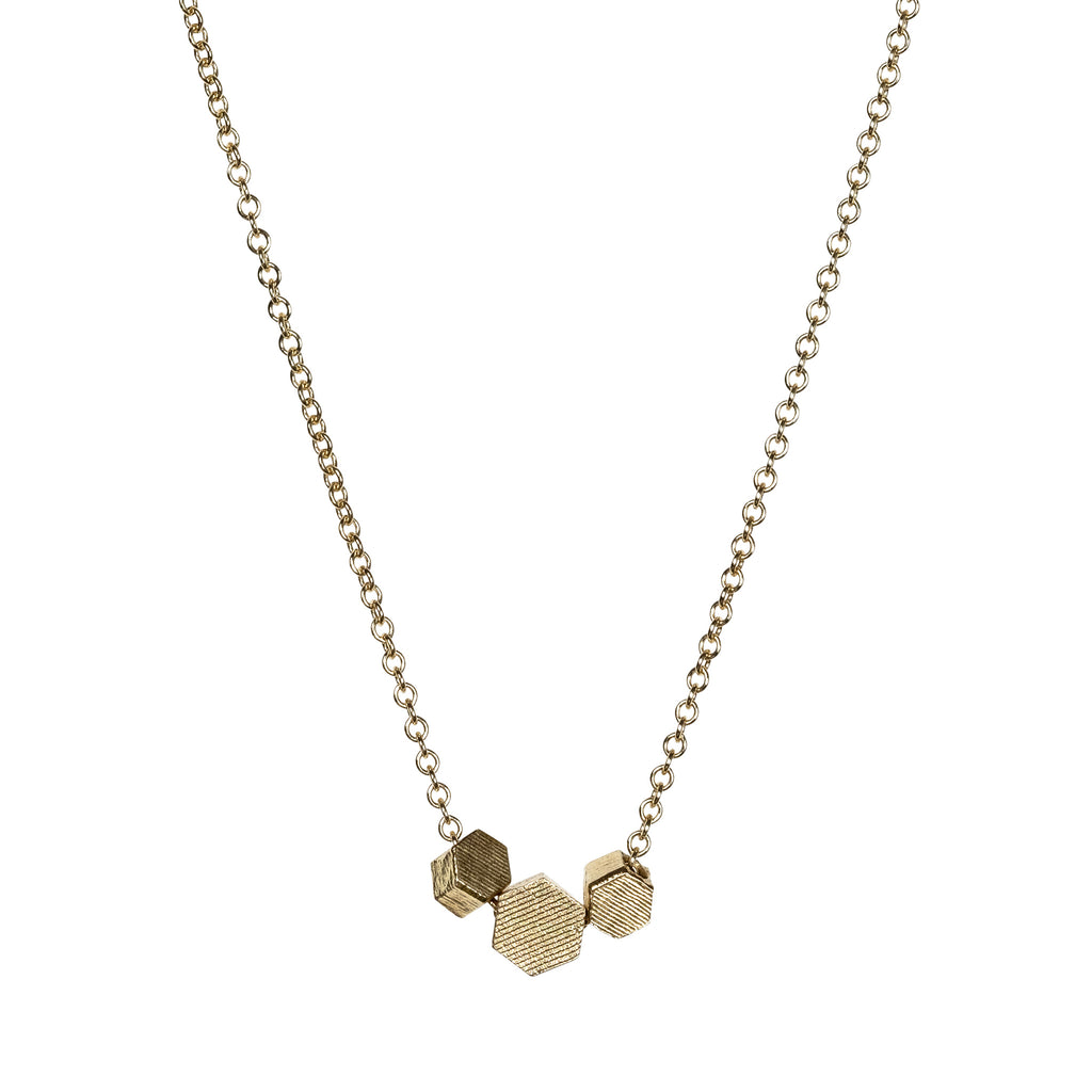 3 Chain hex necklace