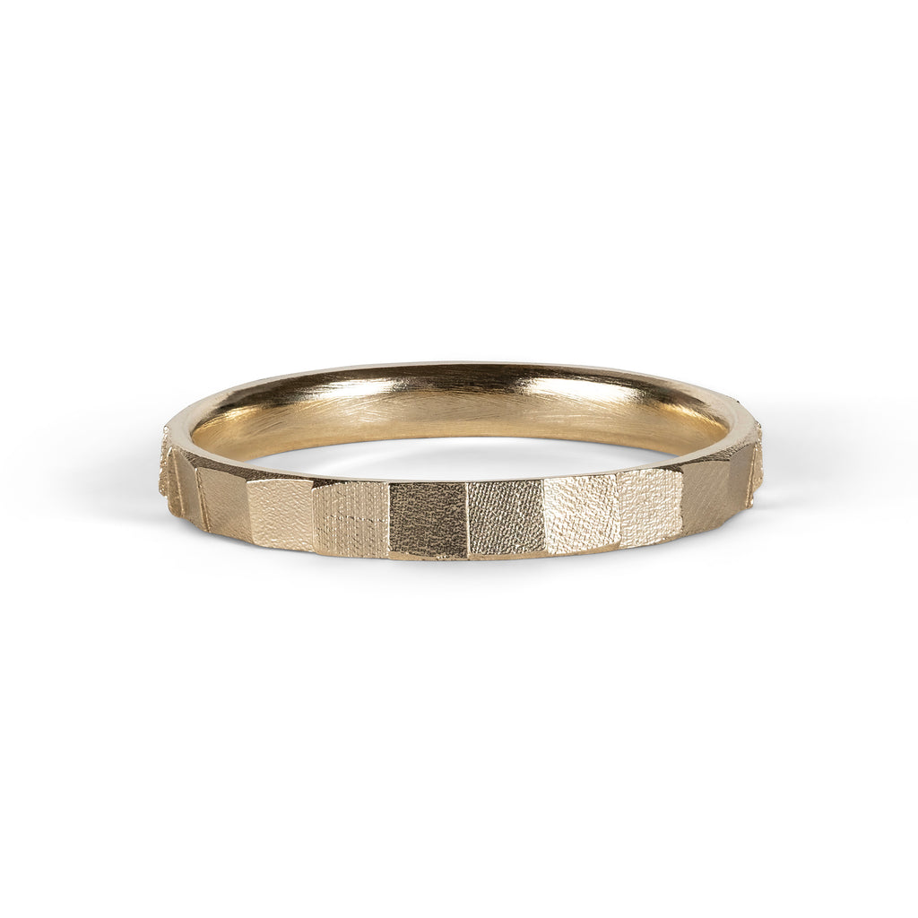 3mm Square band - 9ct