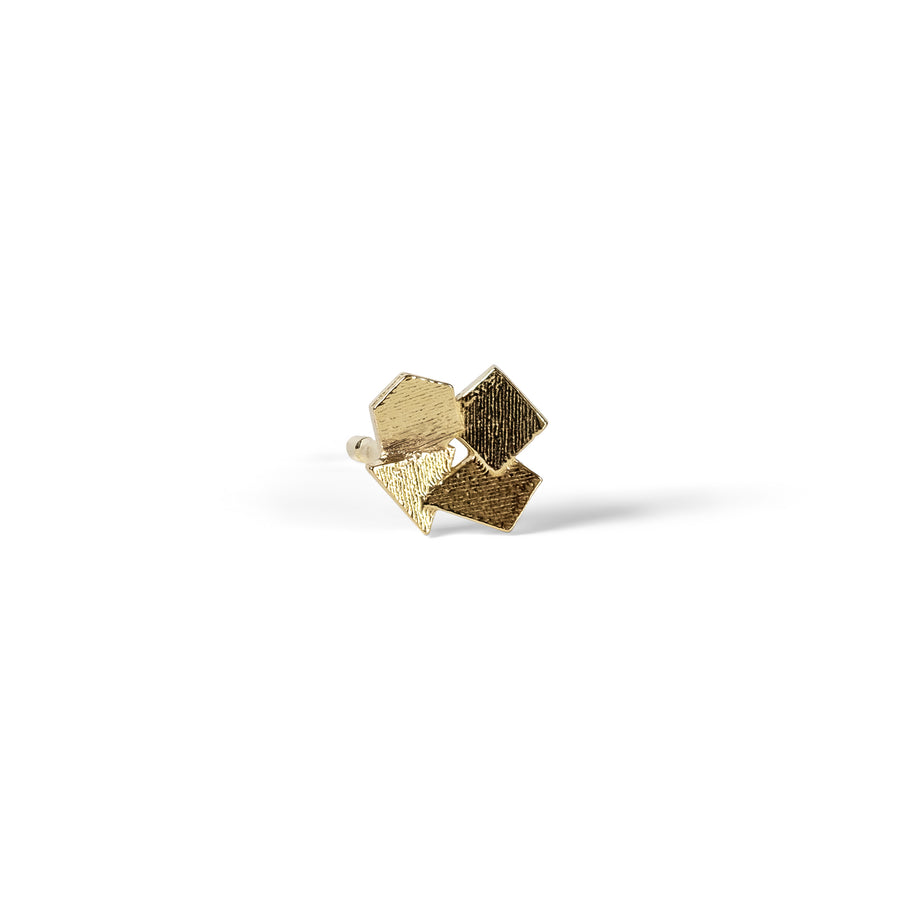 Four Glint cluster stud earring
