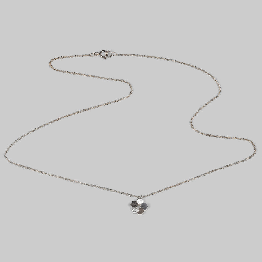 5 Chaos Hex Pendant - Silver