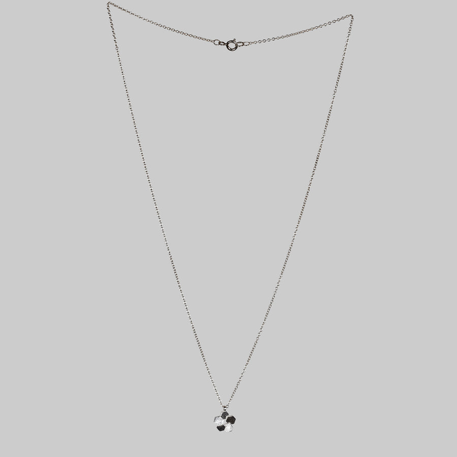 5 Chaos Hex Pendant - Silver