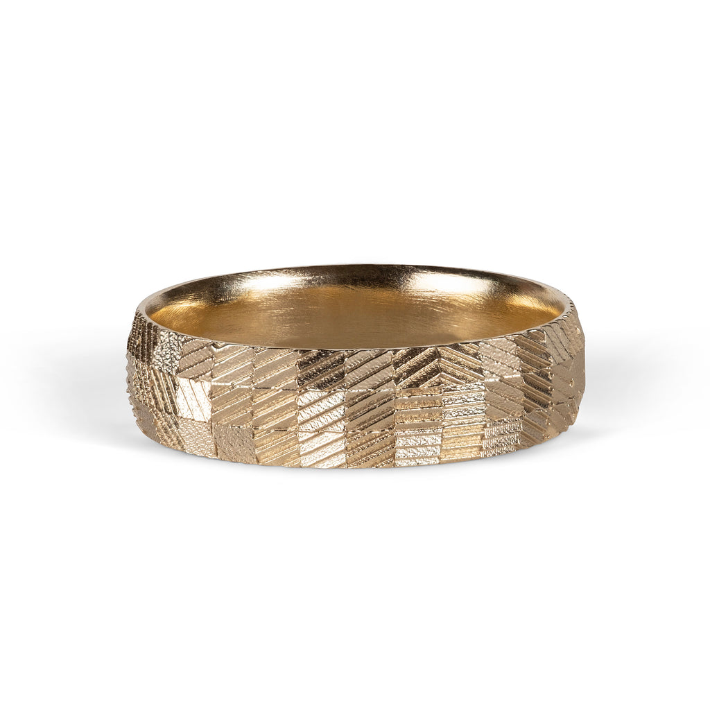 6mm Contour court band - 9ct