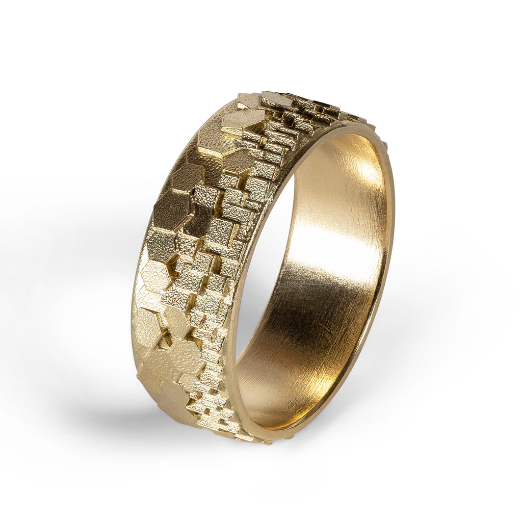 7mm Cube-Hex Band