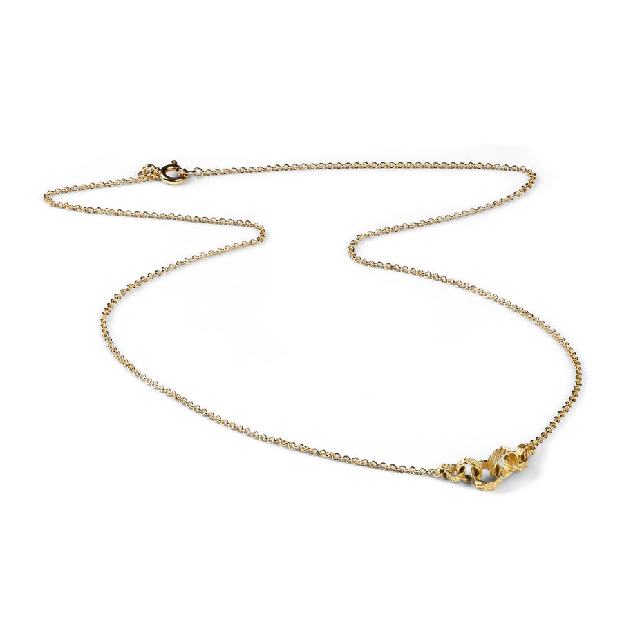 8 Link Contour Chain Necklace