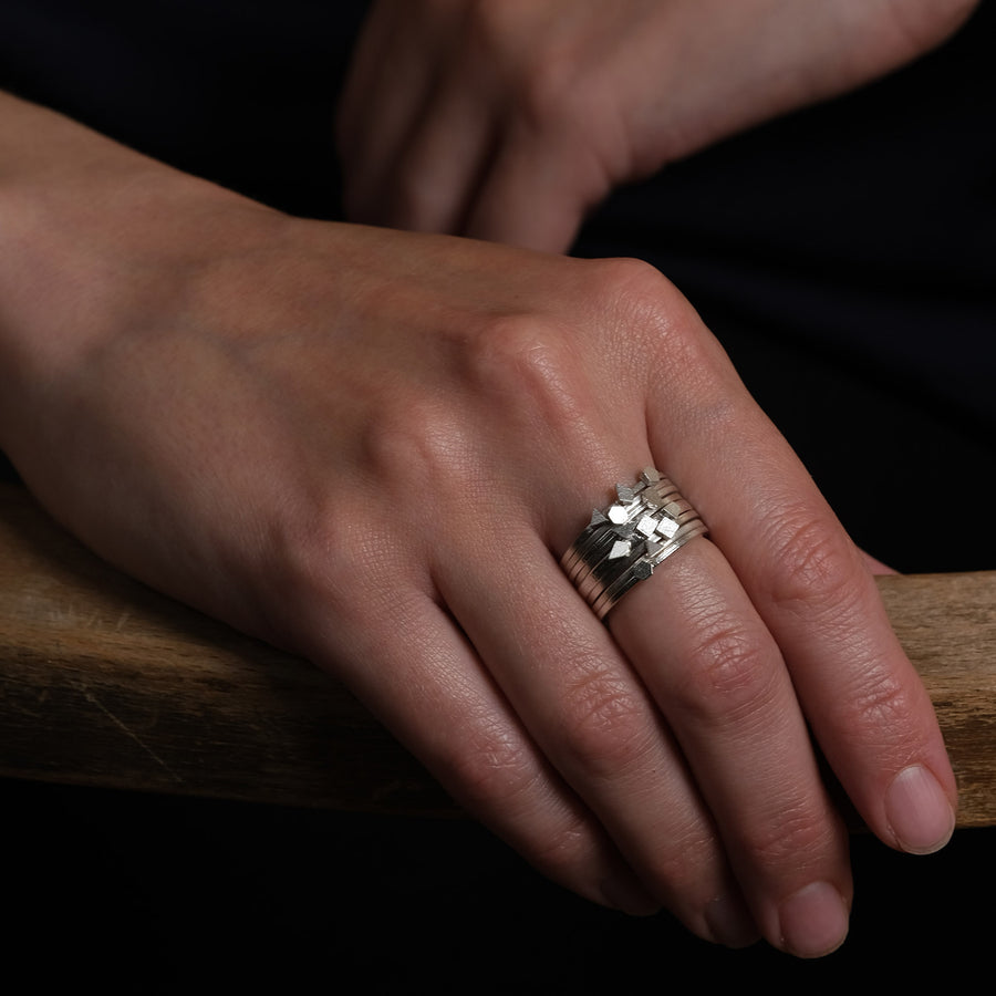 Pentagon Glint ring sample
