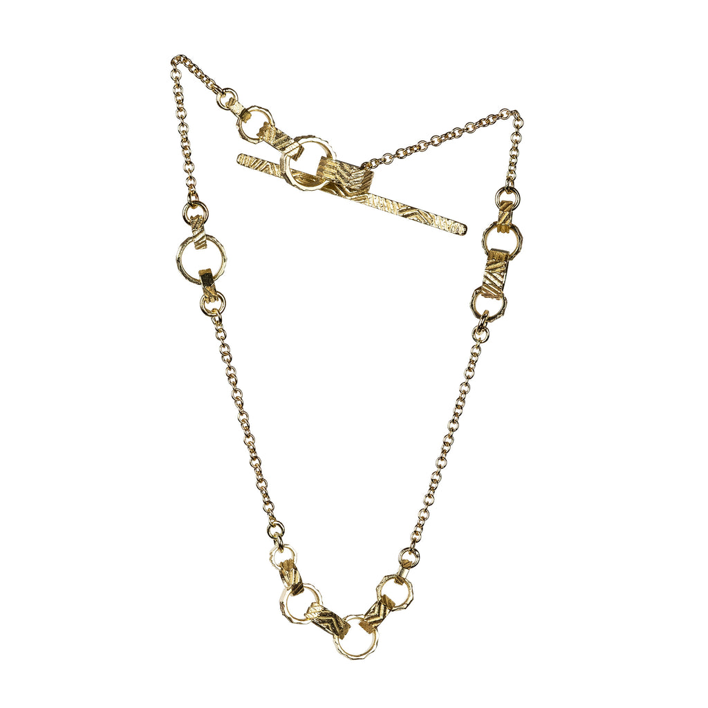 Contour Chain Clusters Bracelet