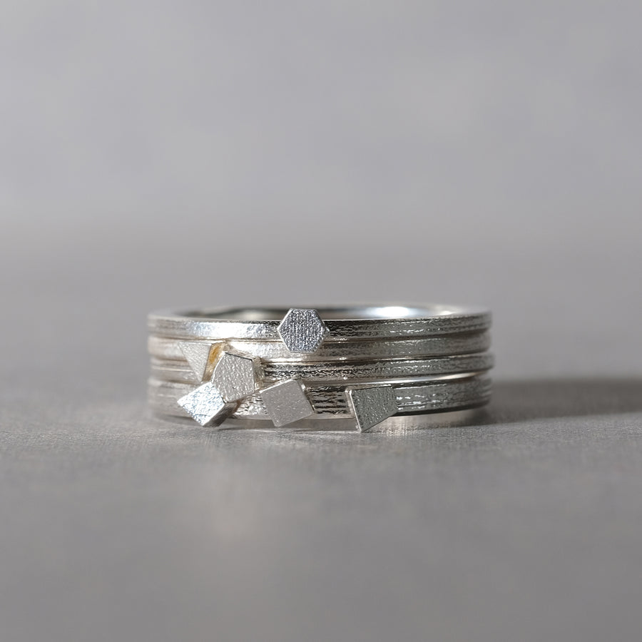 Hex (2) Glint ring sample