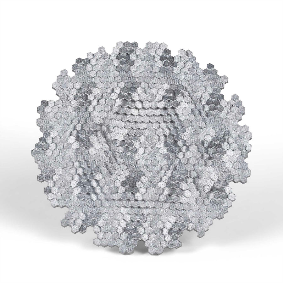 Hex Ripple Brooch