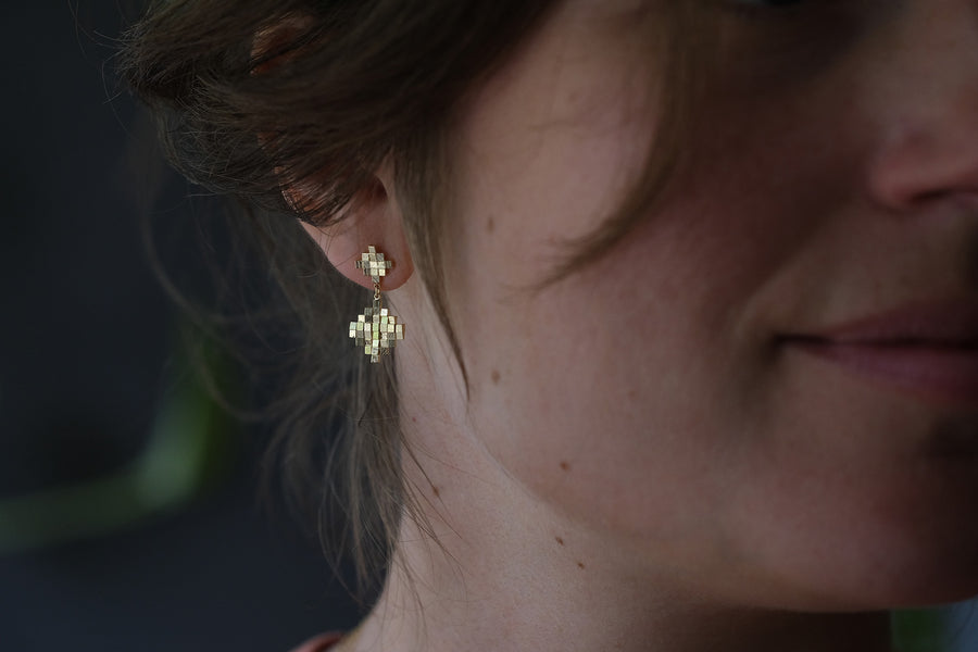 Inca Stratus Rain drop earrings