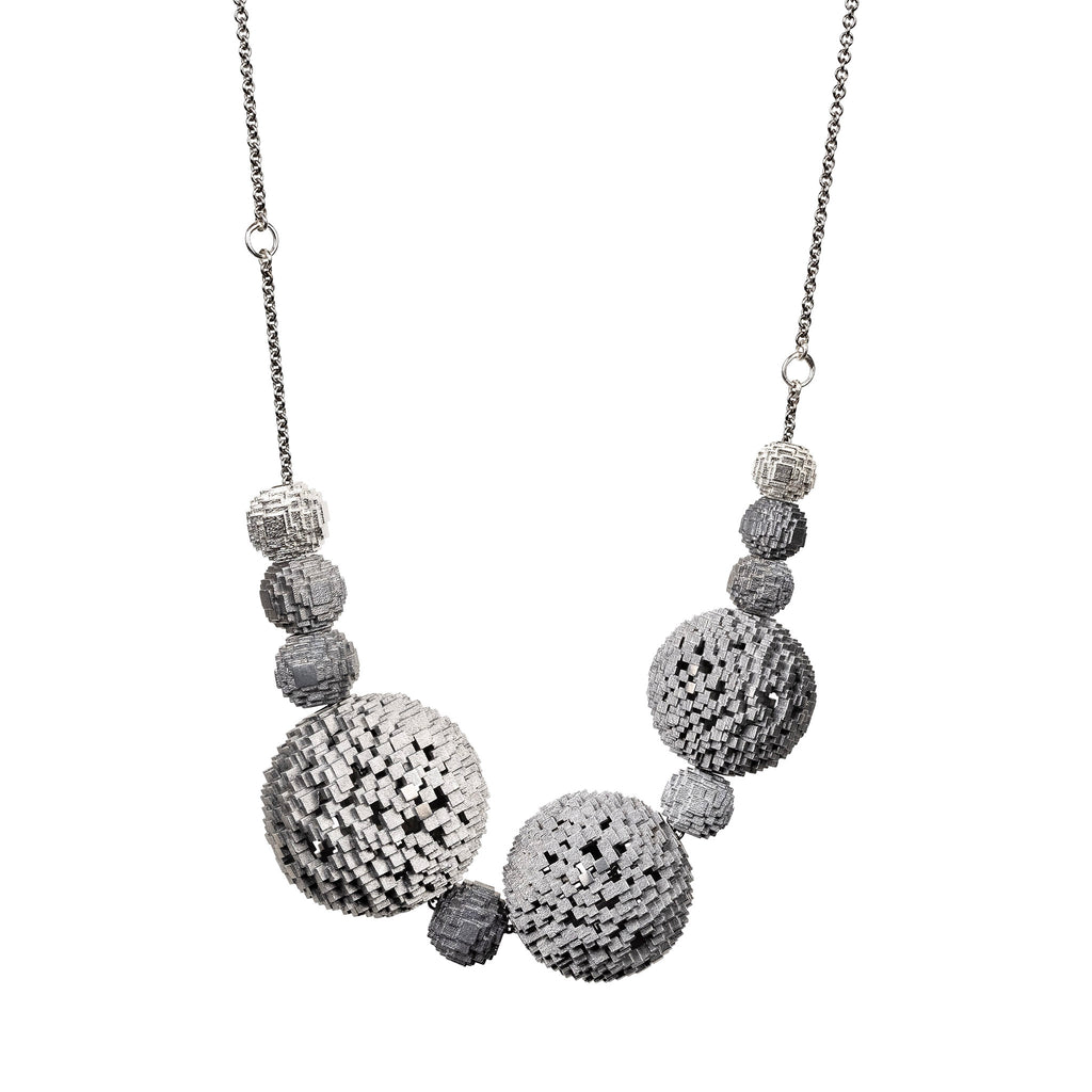 Irregular Maxi / Mini Structural Sphere Necklace