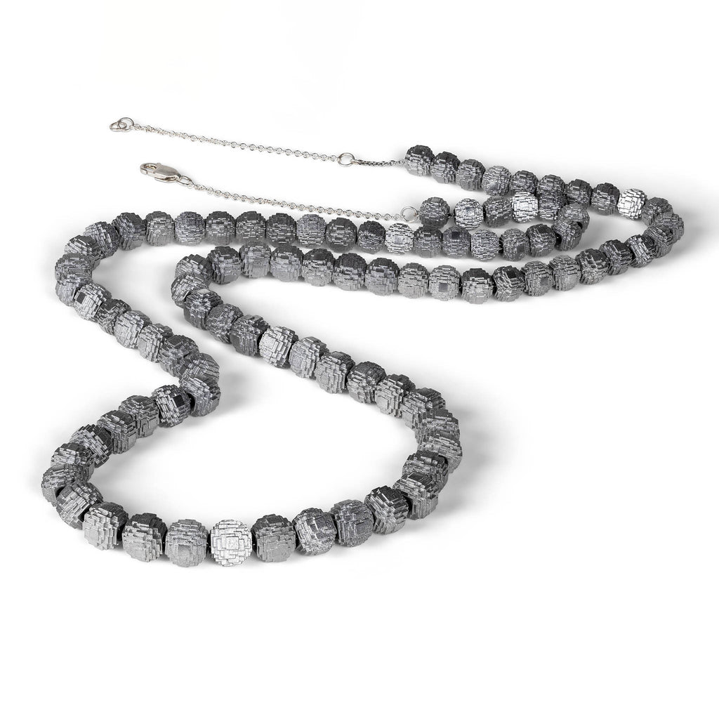 Long Mini Structural sphere necklace 