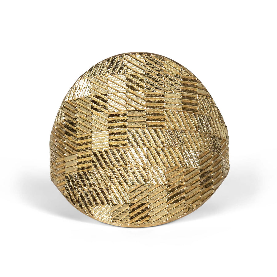 Medium Contour Shield ring