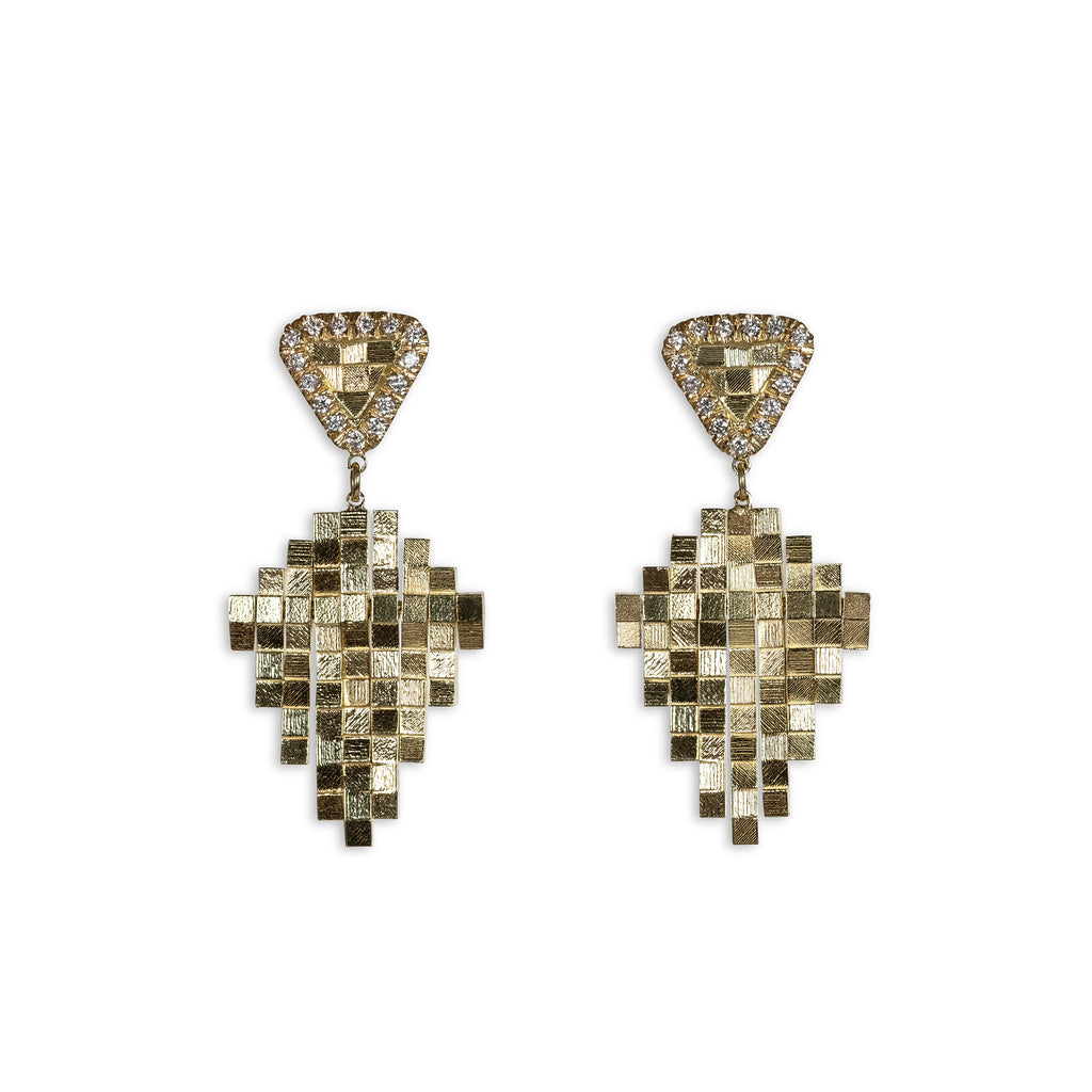 Kite Stratus rain drop earrings