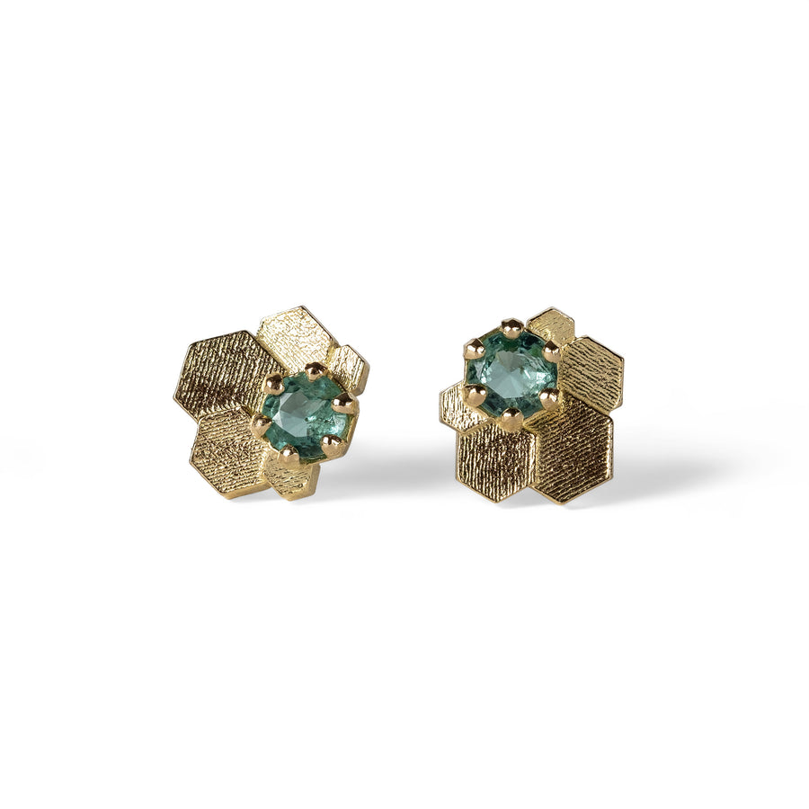 Jo Hayes Ward | Jewellery Designer London| Design led fine jewellery | Unique gems | emerald earrings