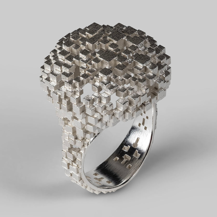 Cushion Structural ring - Silver