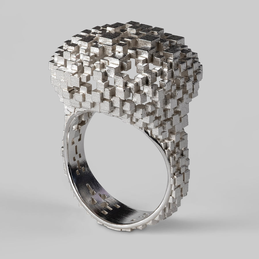 Cushion Structural ring - Silver