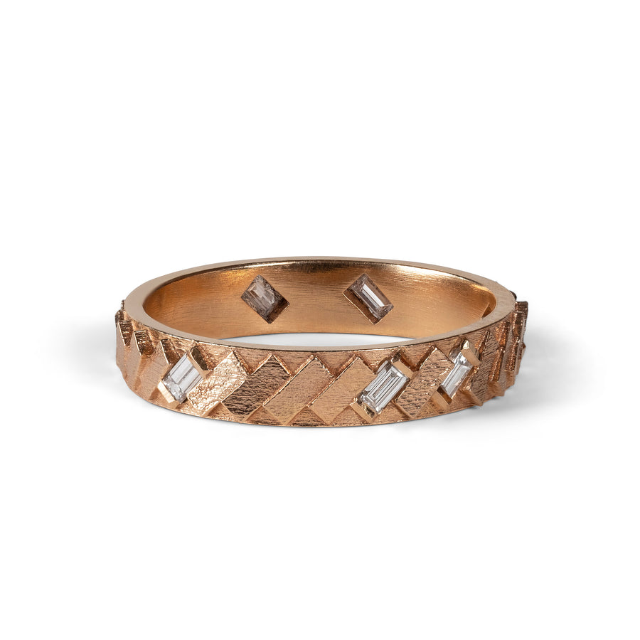 Single edged parquet band - rose
