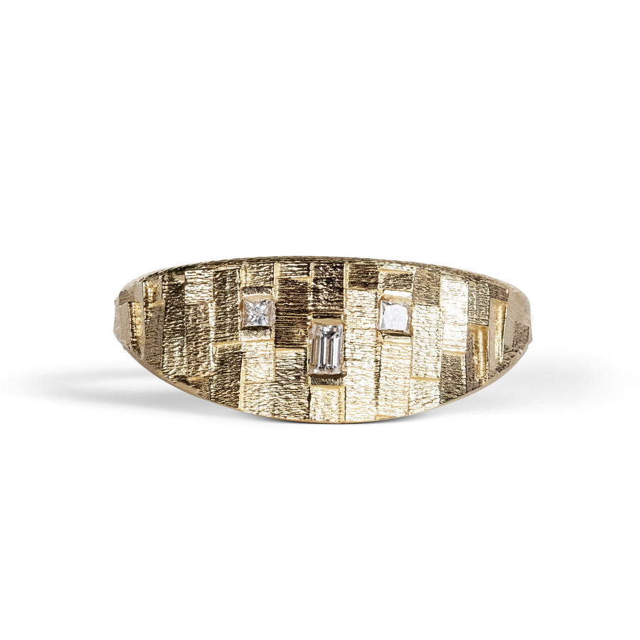 Small Deco Horizon ring