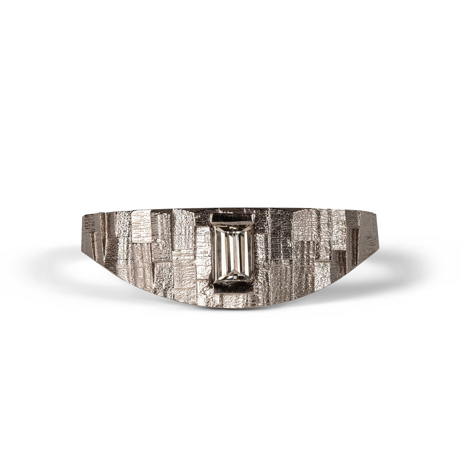 Small Deco Horizon ring