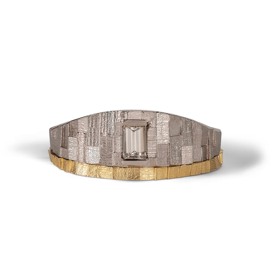 Small Deco Horizon ring