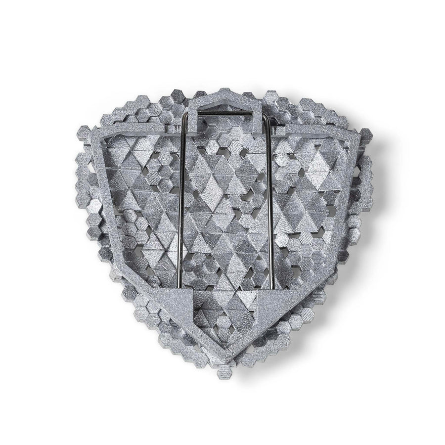 Tri-Hex Brooch