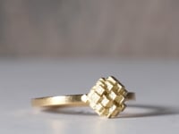 8mm Cube Button Ring