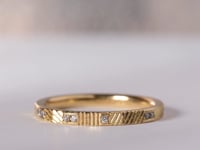 2mm Random Eternity Contour Ring