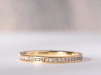 2mm Contour eternity ring