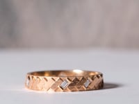 Single edged parquet band - rose
