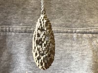 Long drop structural cube pendant