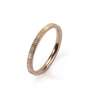 2mm Vertical Pattern Contour ring