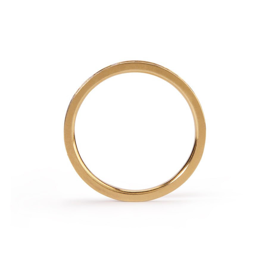 2mm Contour eternity ring