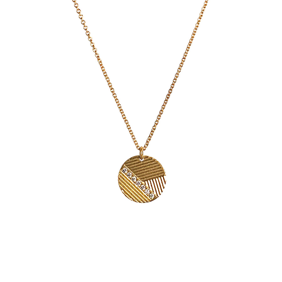 Contour Disc Necklace