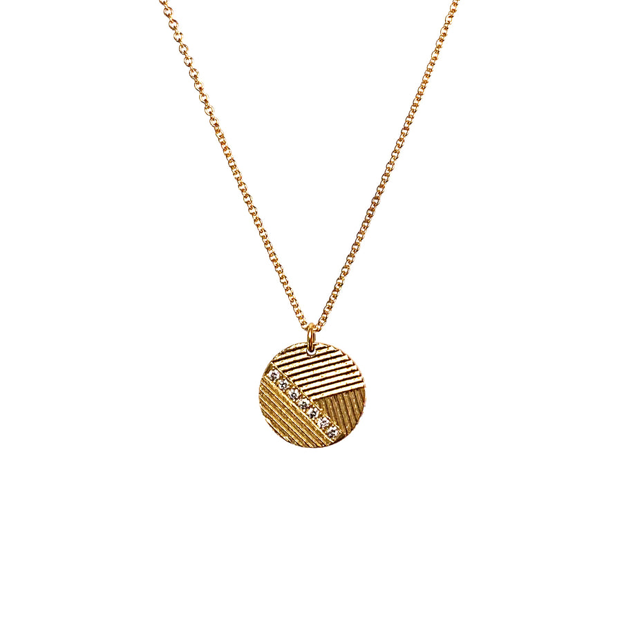 Contour Disc Necklace