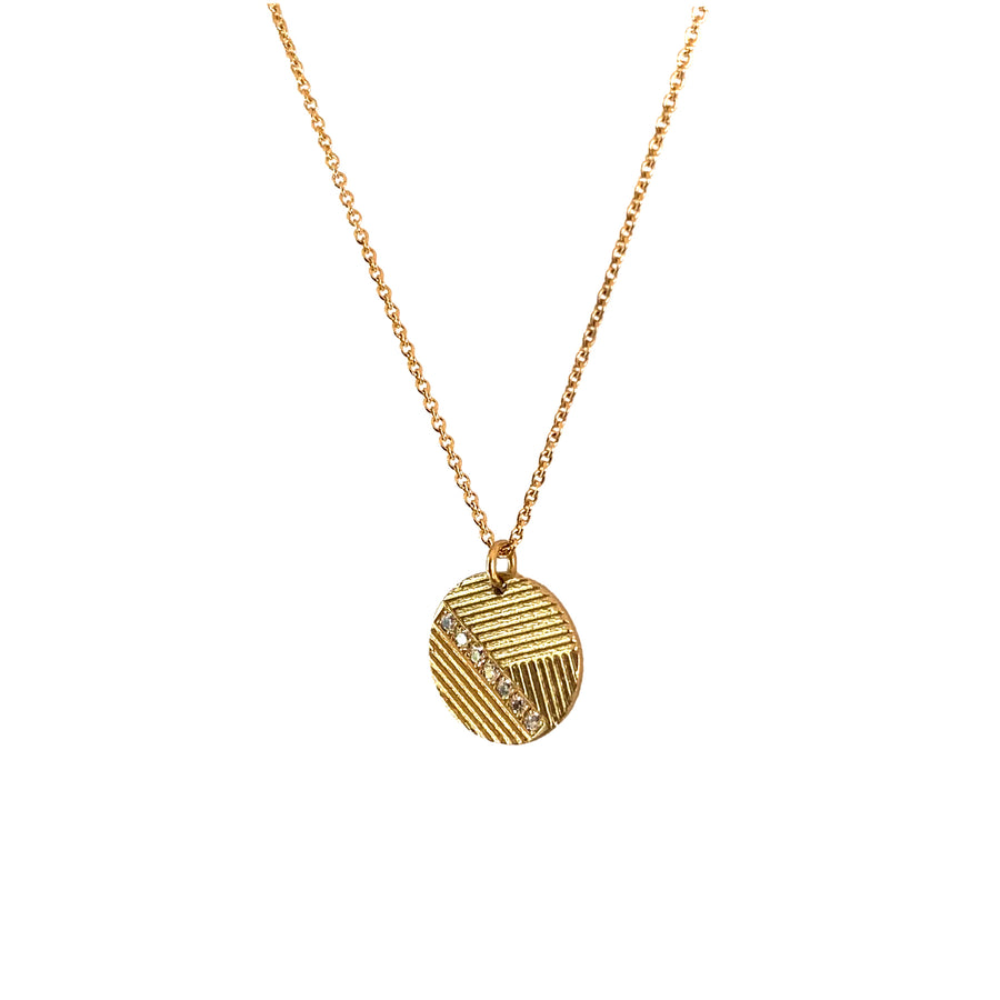 Contour Disc Necklace