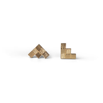 Large Corner Square Studs