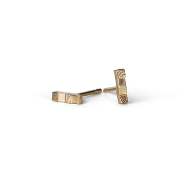 Long Line Square Studs