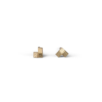 Mini Corner Square Studs