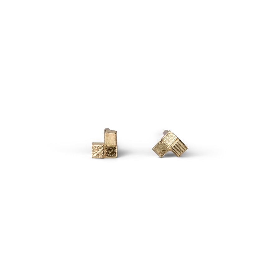 Mini Corner Square Studs